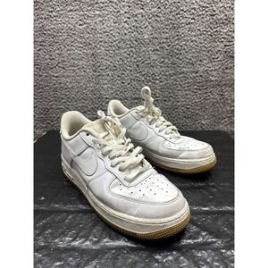 Nike Air Force 1 Low '07 Lace Up Sneakers White Gum DJ2739-100 Mens Size 9 US